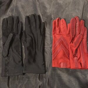 Elegant Black and Red women’s  Gloves
